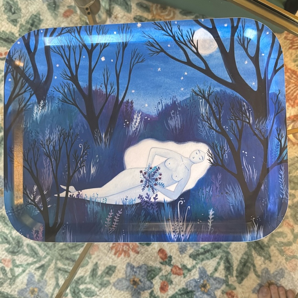 Goddess decorative tray by Lisa Junius